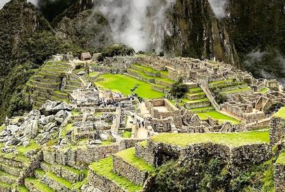 Traditional landscape in Peru, and traditional Peruvian food to discover