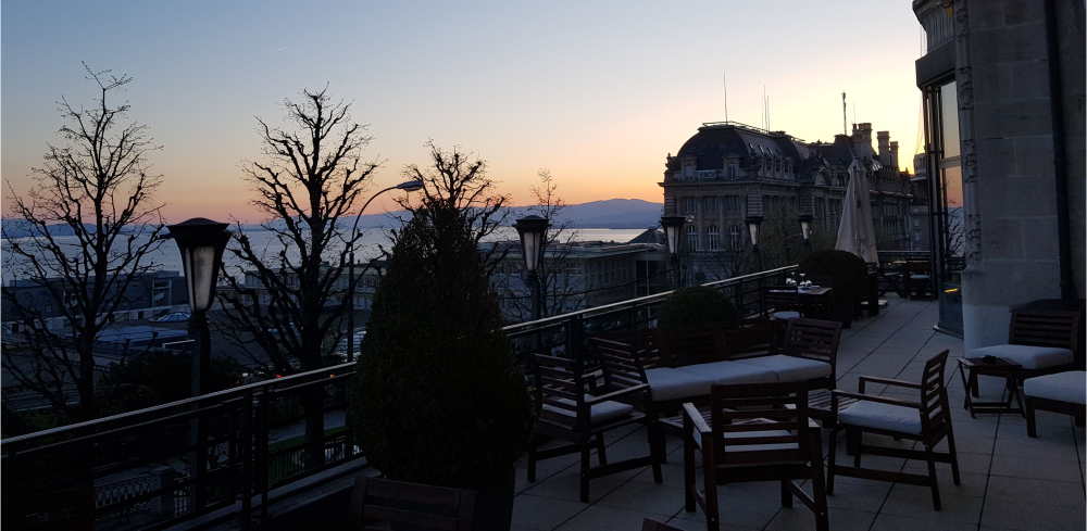Restaurant Terrasse Lausanne - La Terrasse de la Paix - 1st floor Restaurant & Lounge Bar