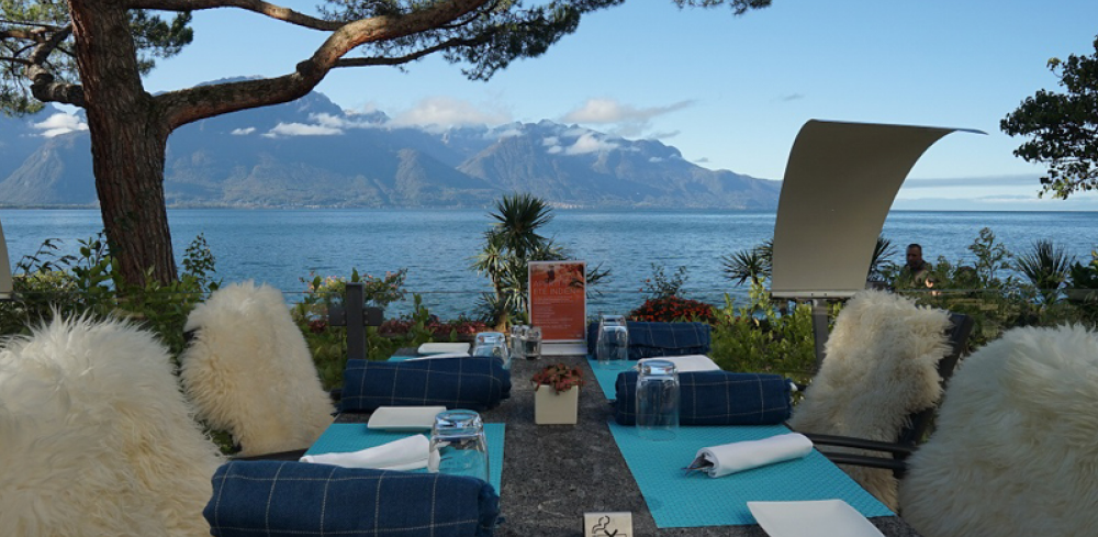 Restaurants avec les plus belles terrasses - Restaurant Terrasse Safran - Eurotel Montreux