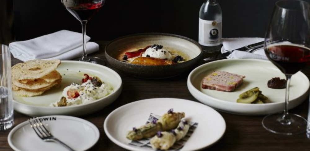 A selection of dishes from Edwin Wine Bar and Cellar