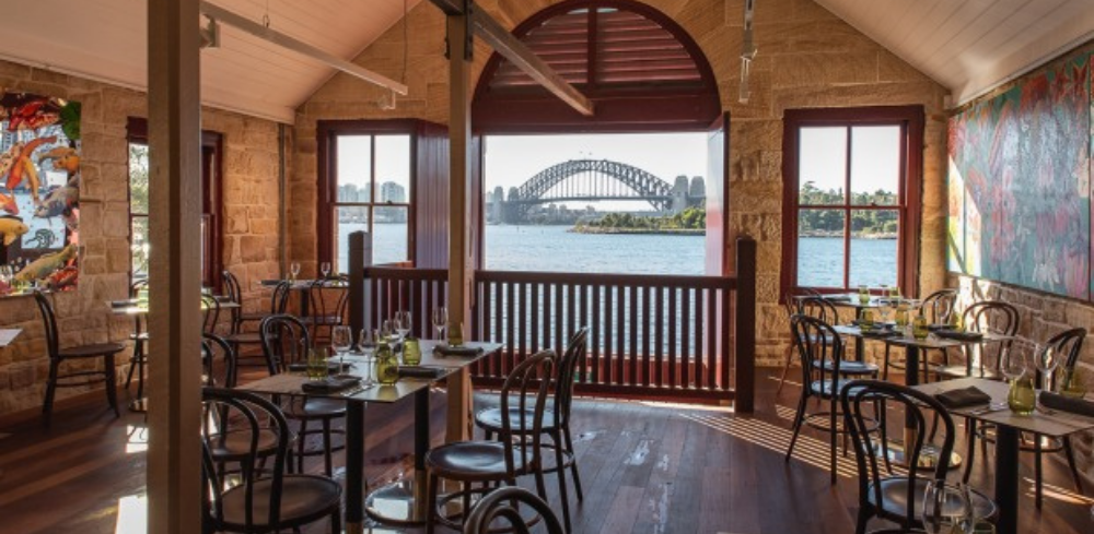 The Fenwick at Balmain interior with views of Sydney Harbour