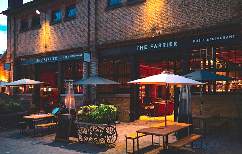 the farrier alfresco terrace