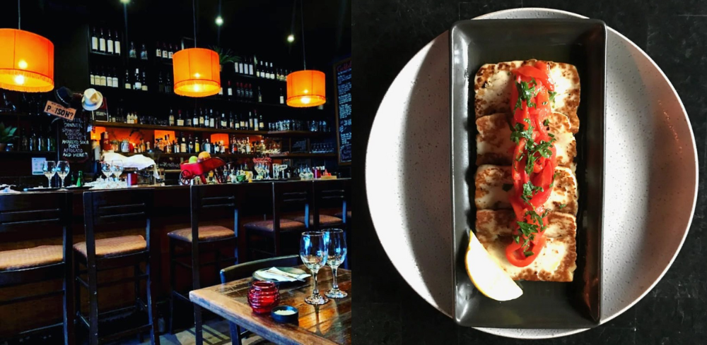 The venue and dishes at The Spanish Fly in Randwick