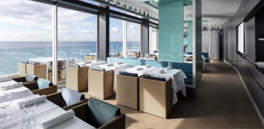 The iconic Icebergs Dining Room overlooking Bondi Beach