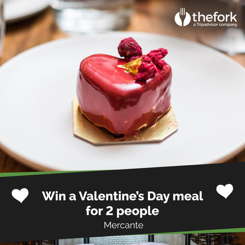 Terms & Conditions : WIN a Valentines Day dinner for 2 at Mercante Restaurant, London