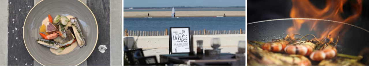 Manger sur la Plage
