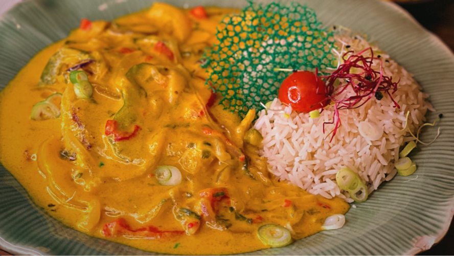 Curryvariation mit Reis