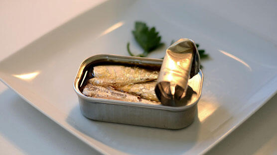 Lata de sardinas - Un ejemplo de alimento procesado