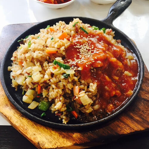 Arroz bibimbap