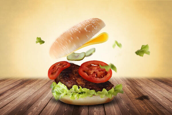 Carnes de hamburguesa de diferentes animales