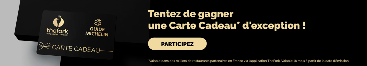 Jeu concours michelin x thefork