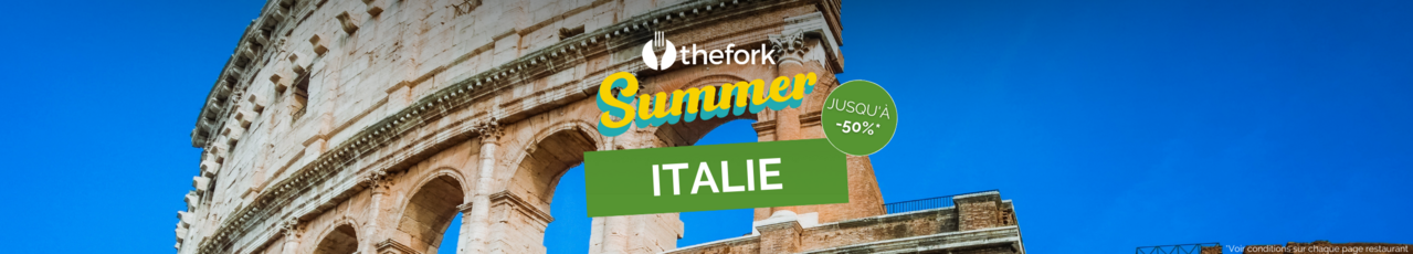 restaurant italie thefork summer